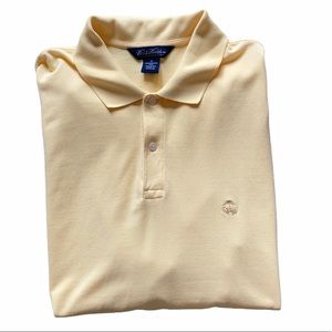 Men’s Brooks Brothers Yellow Performance Polo